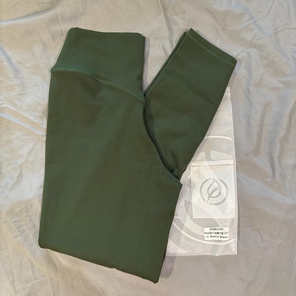 P'tula Pants - P'tula Pureluxe Sculpt Legging 23” in Hunter Green